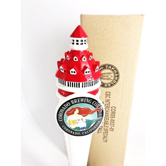 Coronado Brewing Co. Mermaid Lighthouse Beer Tap - Picture 6 of 7